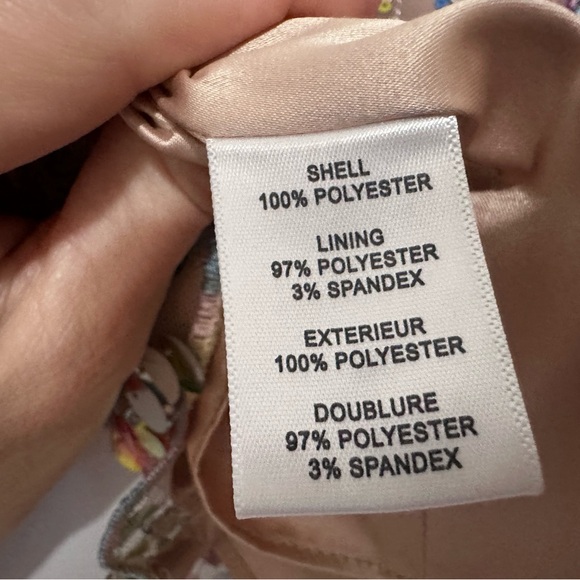 Milly LIKE NEW Kristina Confetti rainbow sequin blingy scallop hem mini skirt -6 - Picture 16 of 16